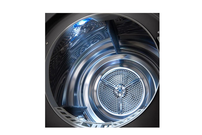 Máy sấy bơm nhiệt LG 9 kg DVHP09B Màu Đen