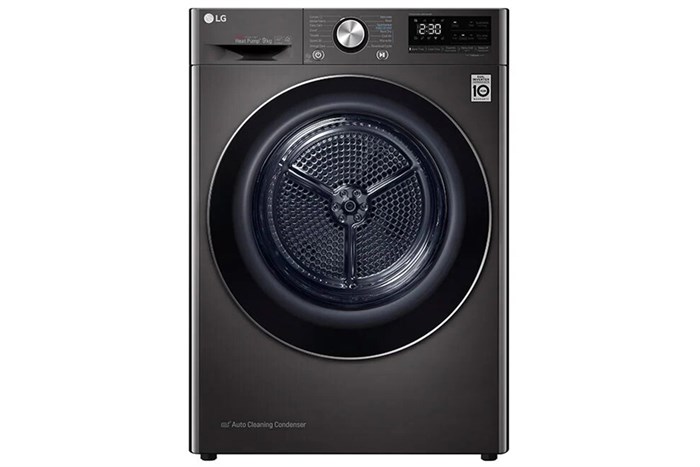 Máy sấy bơm nhiệt LG 9 kg DVHP09B Màu Đen