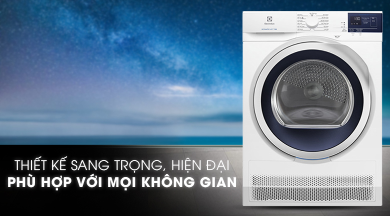 Máy sấy Electrolux 8 Kg EDC804CEWA - Thiết kế sang trọng