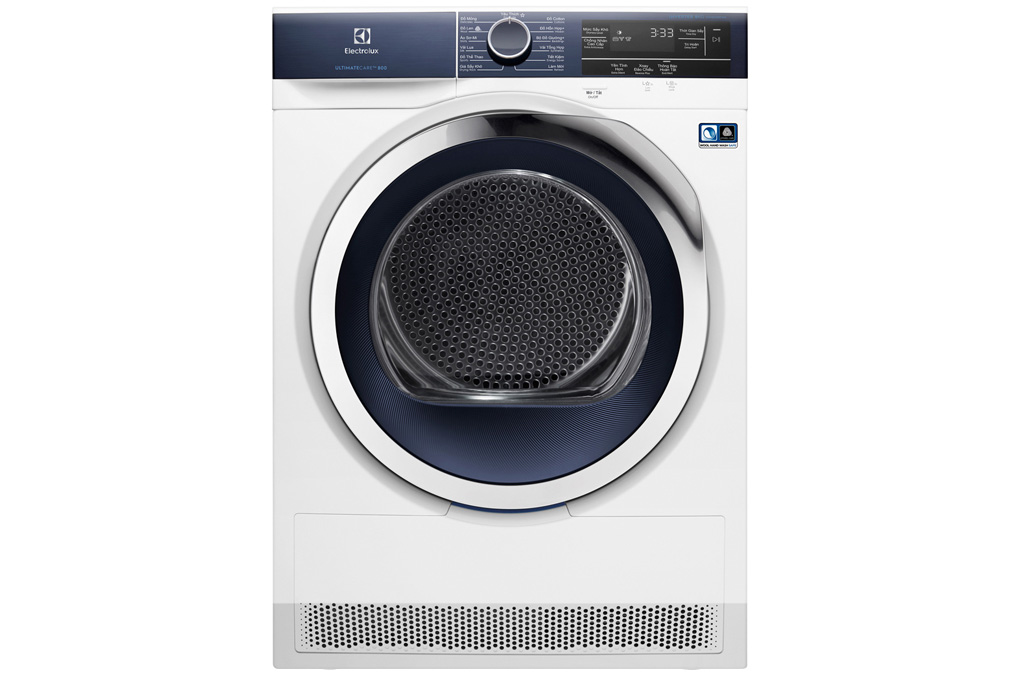 Máy sấy bơm nhiệt Electrolux Inverter 8 Kg EDH803BEWA Màu Trắng