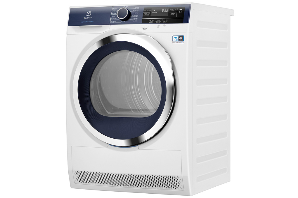 Máy sấy bơm nhiệt Electrolux Inverter 8 Kg EDH803BEWA Màu Trắng