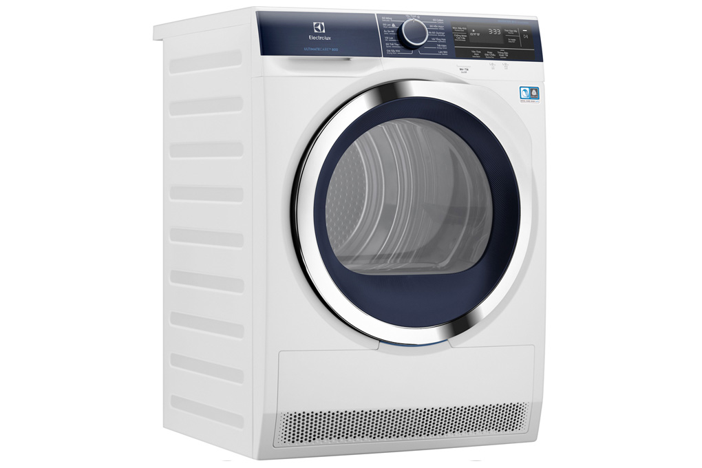 Máy sấy bơm nhiệt Electrolux Inverter 8 Kg EDH803BEWA Màu Trắng
