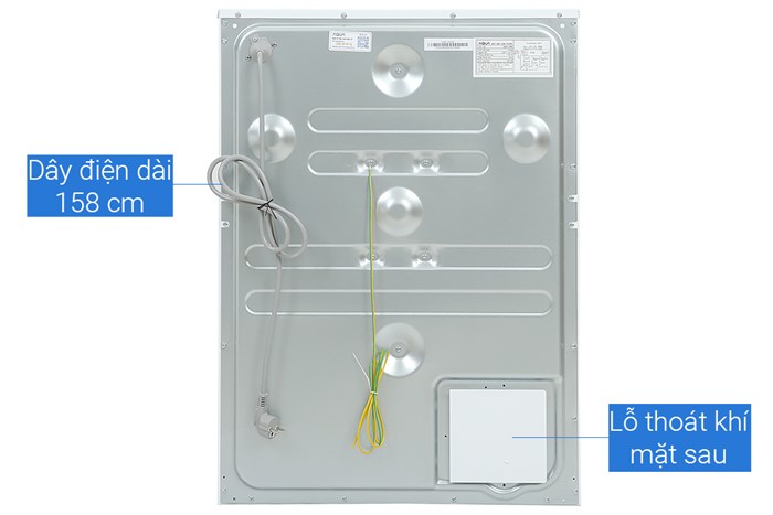 Máy sấy thông hơi Aqua 7 kg AQH-V700FW Màu Trắng