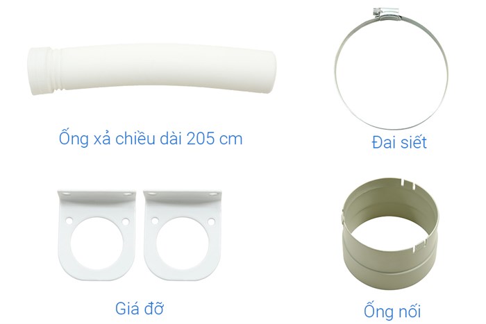 Máy sấy thông hơi Aqua 7 kg AQH-V700FW Màu Trắng