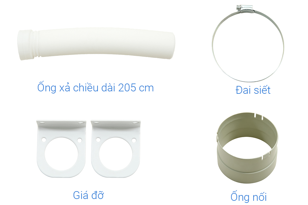 Máy sấy thông hơi Aqua 7 kg AQH-V700FW Màu Trắng