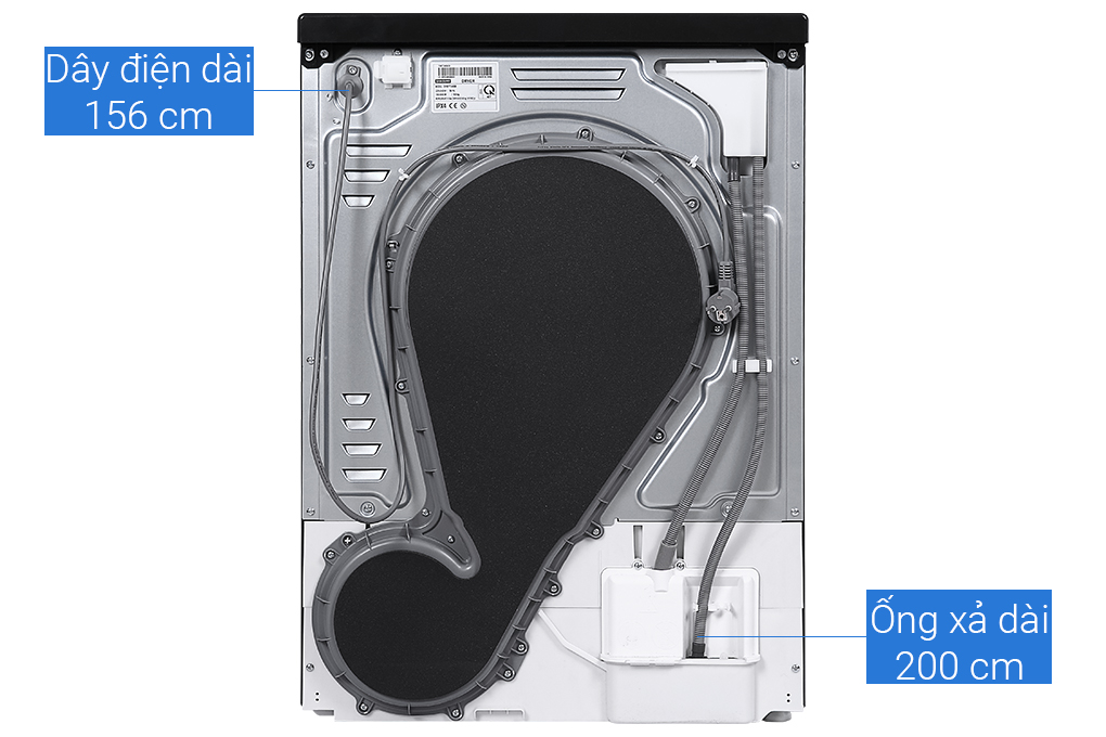 Siêu thị máy sấy bơm nhiệt Samsung Inverter 9 Kg DV90T7240BB/SV