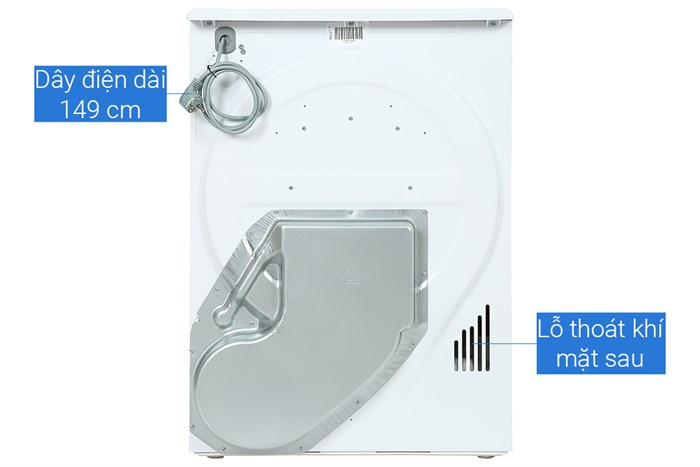 Máy sấy ngưng tụ Candy 8 Kg CSO C8TE-S Màu Trắng