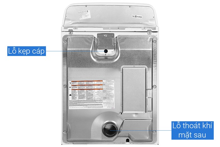 Máy sấy thông hơi Whirlpool 15 Kg 3LWED4705FW Màu Trắng