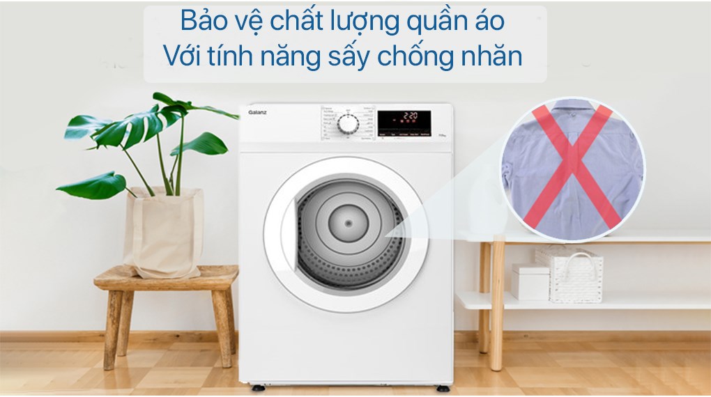 Máy sấy thông hơi Galanz 7 kg DV-70T5C(W) - 3