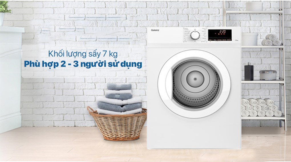Máy sấy thông hơi Galanz 7 kg DV-70T5C(W) - 9