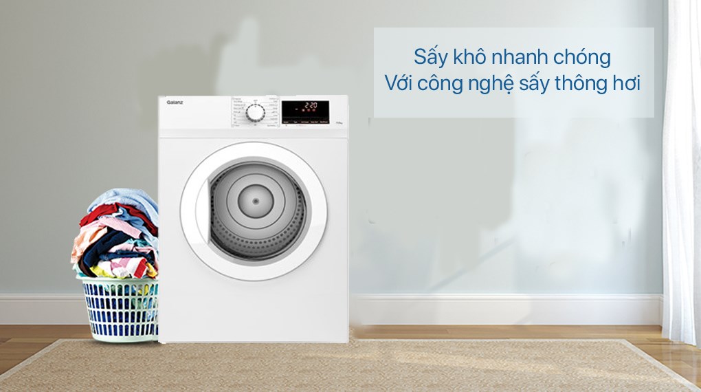 Máy sấy thông hơi Galanz 7 kg DV-70T5C(W) - 12