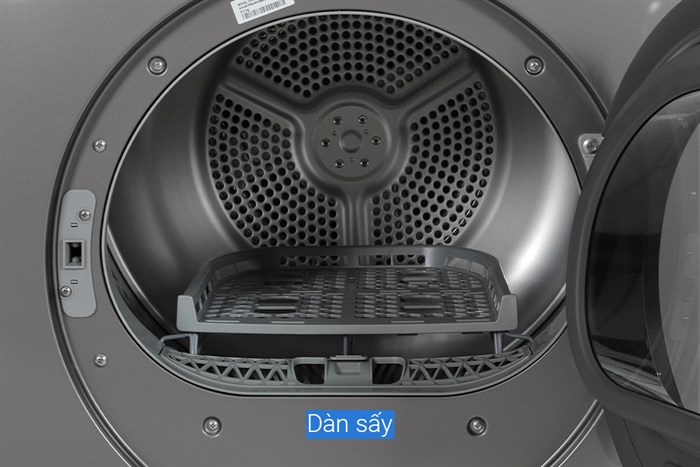 Máy sấy bơm nhiệt Samsung 9 kg DV90TA240AX/SV Màu Inox