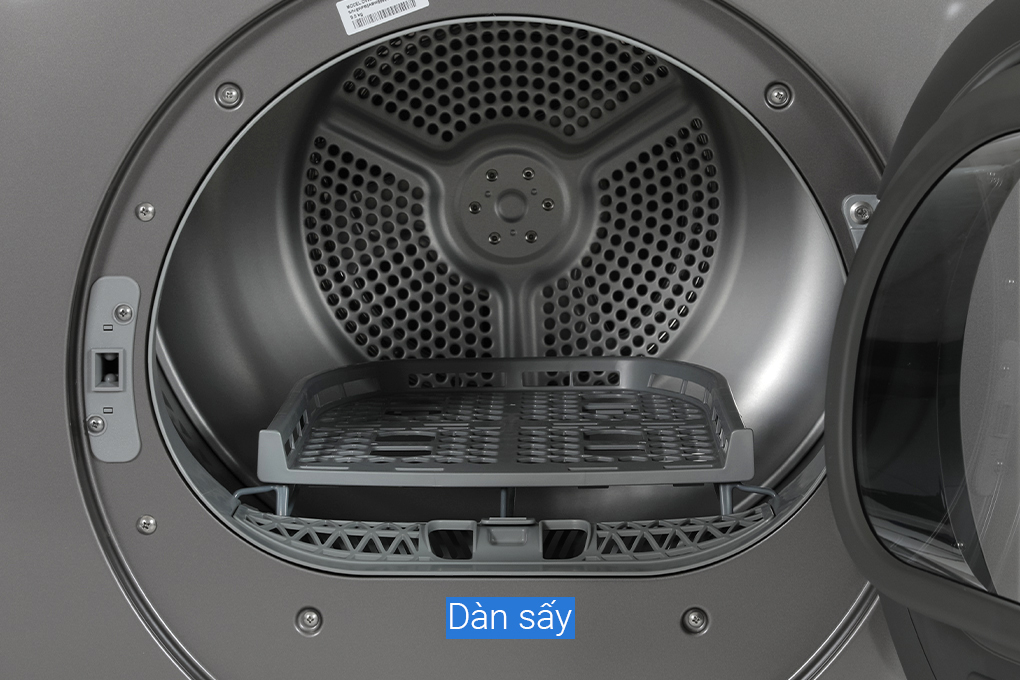 Máy sấy bơm nhiệt Samsung 9 kg DV90TA240AX/SV Màu Inox