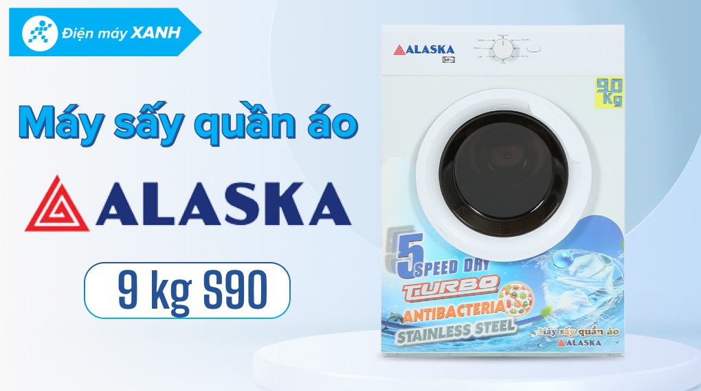 Máy sấy thông hơi Alaska 9 kg S90