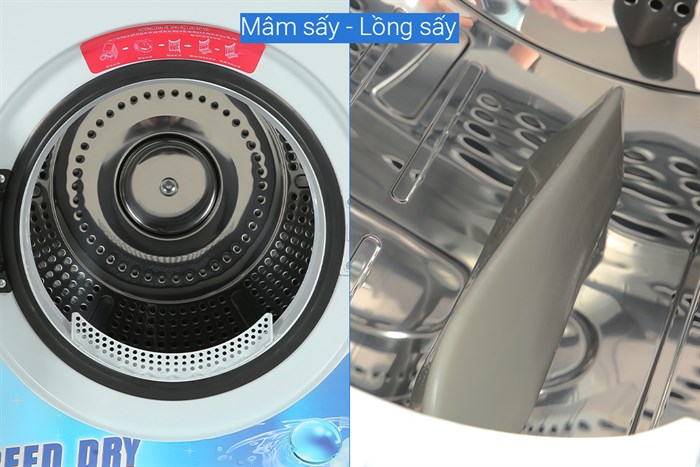 Máy sấy thông hơi Alaska 9 kg S90 Màu Trắng