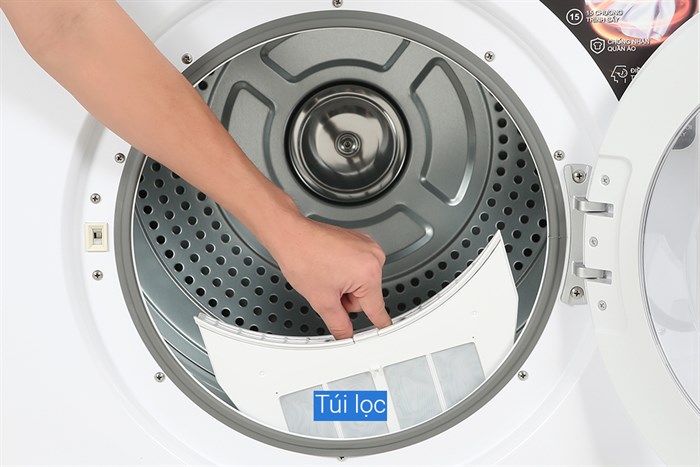 Máy sấy thông hơi Galanz 8 Kg DV-80T5C(W) Màu Trắng