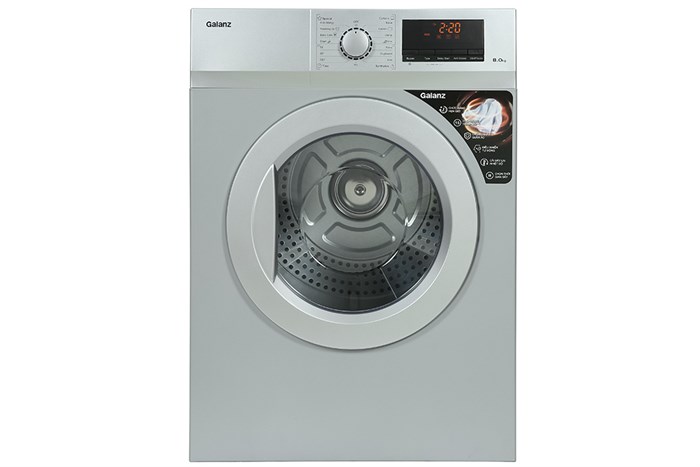 Máy sấy thông hơi Galanz 8 kg DV-80T5C(S) Màu Trắng - Xám