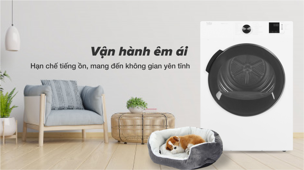 Máy sấy thông hơi Beko 9 kg DA9112RX0WB - Động cơ