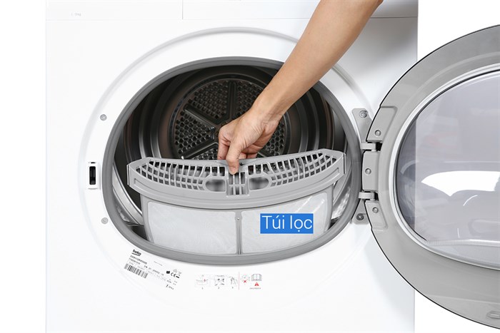 Máy sấy thông hơi Beko 9 kg DA9112RX0WB Màu Trắng
