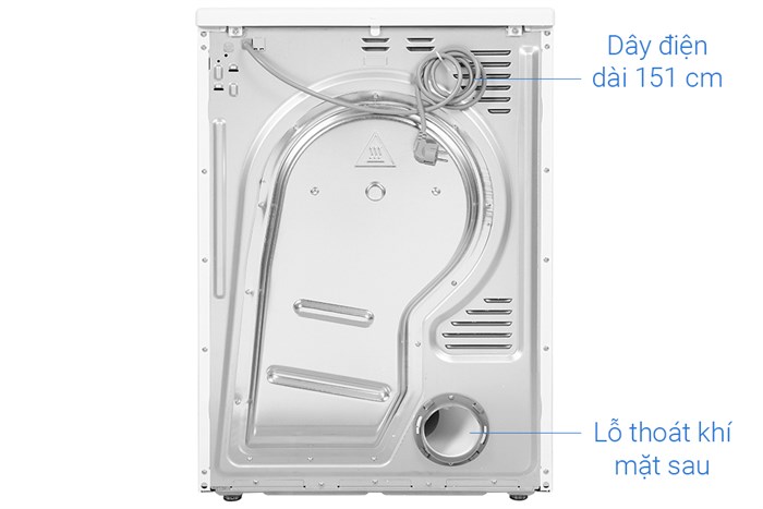 Máy sấy thông hơi Beko 9 kg DA9112RX0WB Màu Trắng