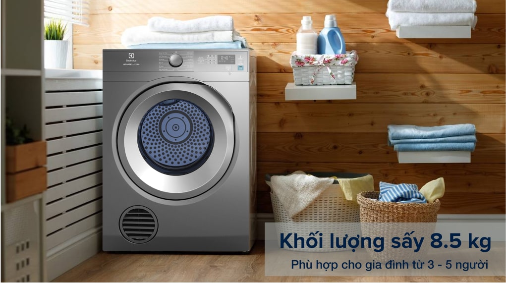 Khối lượng sấy 8.5 kg