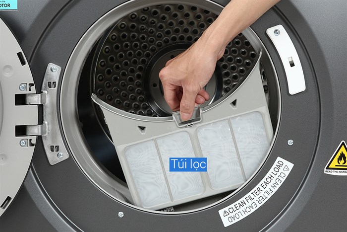 Máy sấy thông hơi Electrolux UltimateCare 8.5 kg EDV854N3SB Màu Đen - Xám