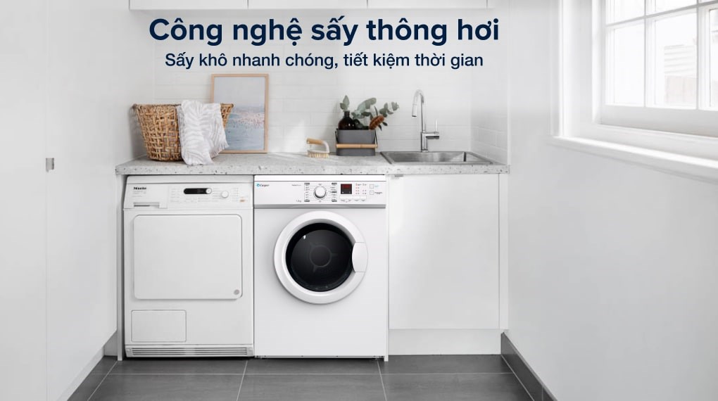 Máy sấy thông hơi Casper 7.2 Kg TD-72VWD