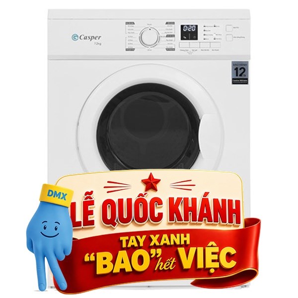 Máy sấy thông hơi Casper 7.2 Kg TD-72VWD