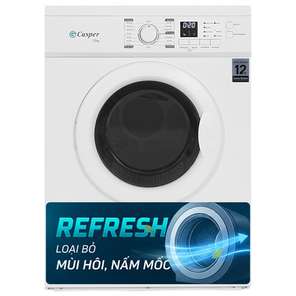 Máy sấy thông hơi Casper 7.2 Kg TD-72VWD