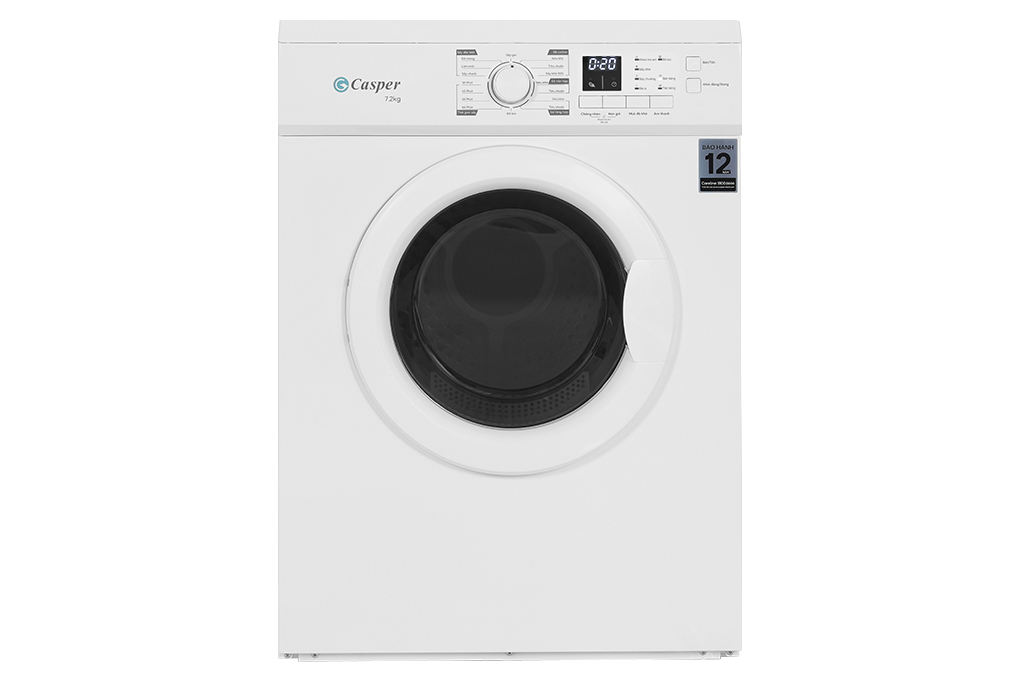 Máy sấy thông hơi Casper 7.2 kg TD-72VWD Màu Trắng
