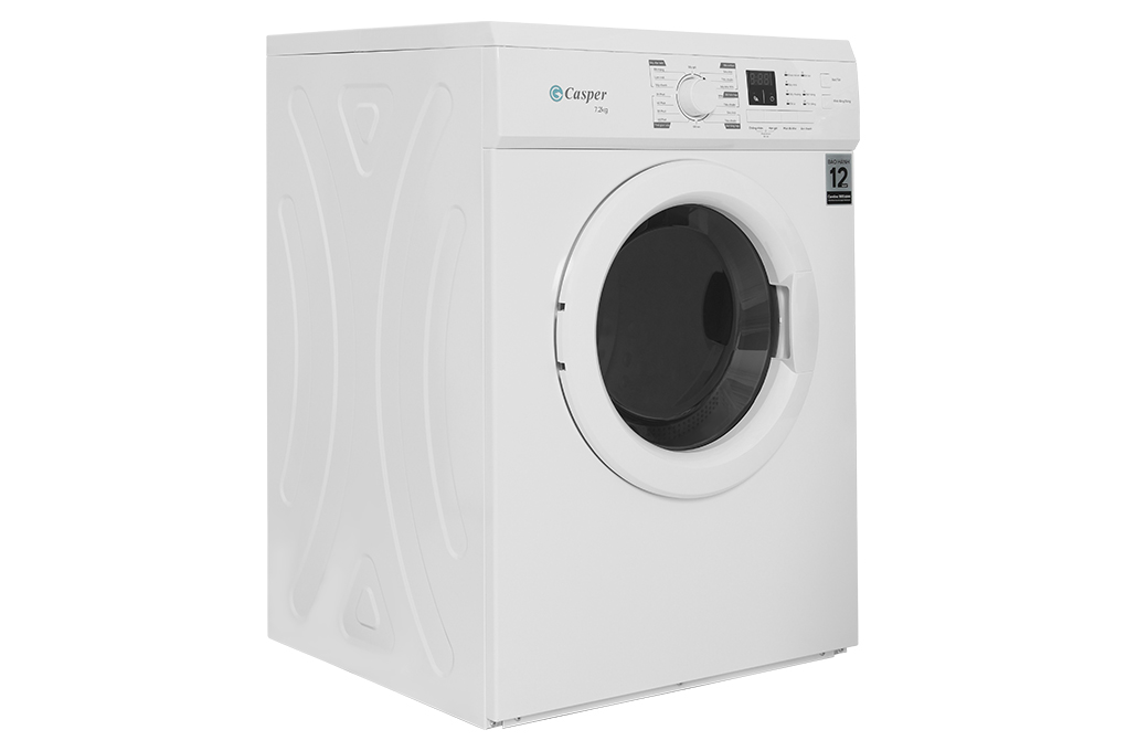 Máy sấy thông hơi Casper 7.2 kg TD-72VWD Màu Trắng