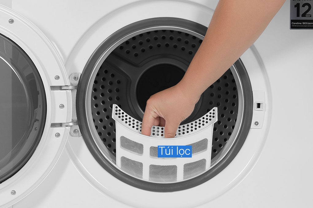 Máy sấy thông hơi Casper 7.2 kg TD-72VWD Màu Trắng