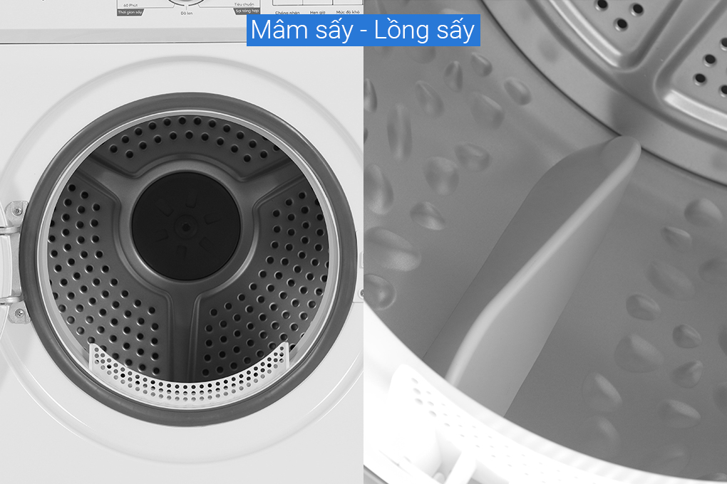 Máy sấy thông hơi Casper 7.2 kg TD-72VWD Màu Trắng