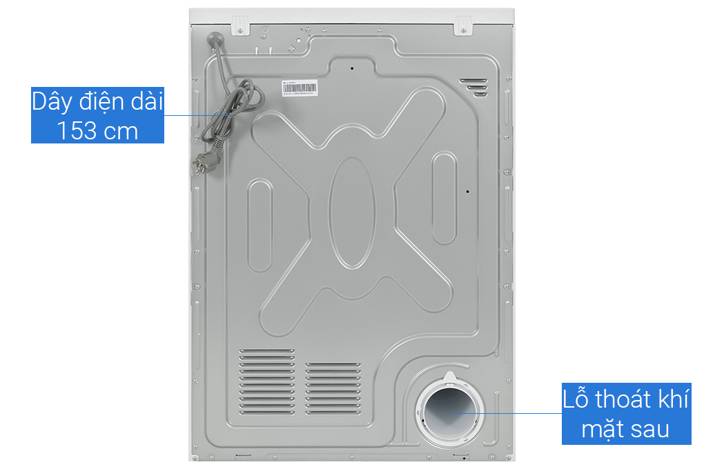 Máy sấy thông hơi Casper 7.2 kg TD-72VWD Màu Trắng