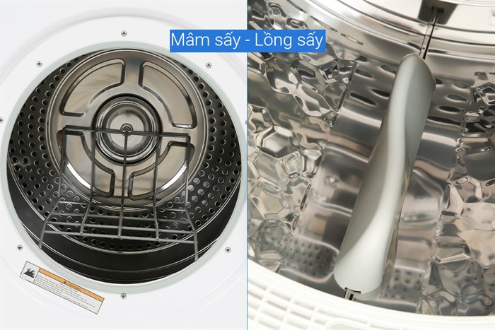 Máy sấy thông hơi Whirlpool 7 kg AWD712S2 Màu Trắng
