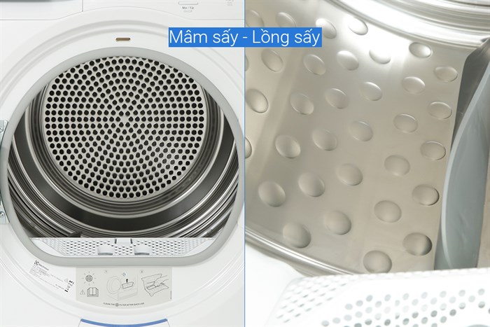Máy sấy bơm nhiệt Electrolux UltimateCare 9 kg EDH903R9WB Màu Trắng