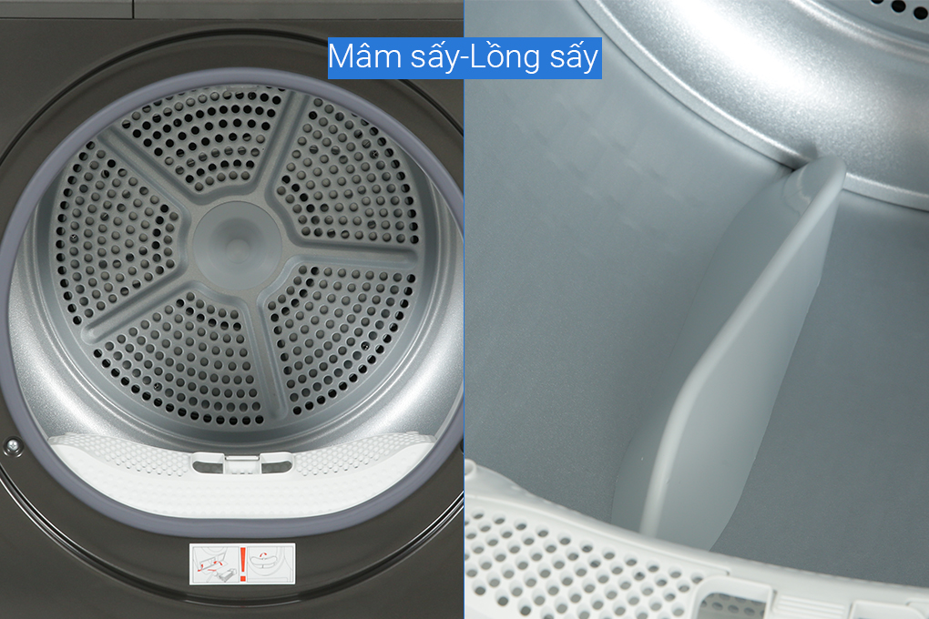 Máy sấy ngưng tụ Casper 8 kg TD – 80CGB Màu Xám