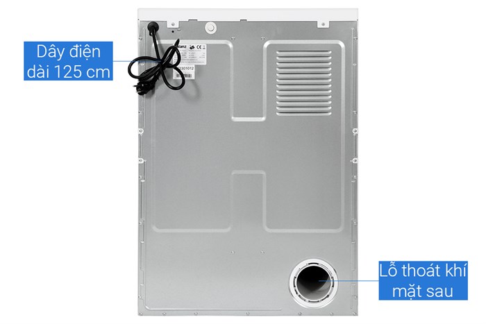 Máy sấy thông hơi Galanz 7 kg DV-70Q1C Màu Trắng