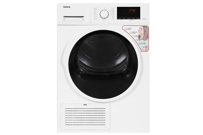 Máy sấy ngưng tụ Galanz 8 kg DC-80S5C Màu Trắng