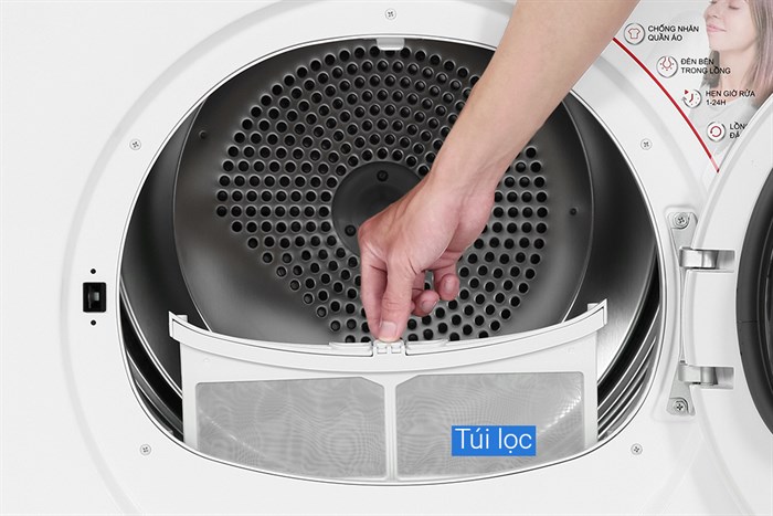 Máy sấy ngưng tụ Galanz 8 kg DC-80S5C Màu Trắng