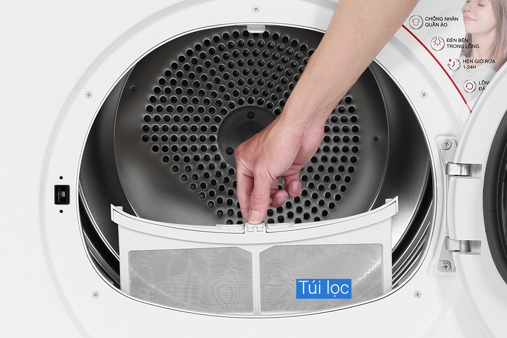 Máy sấy ngưng tụ Galanz 8 kg DC-80S5C Màu Trắng