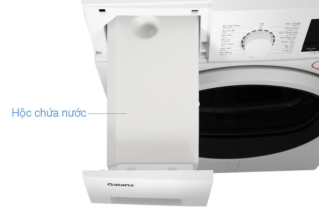 Máy sấy ngưng tụ Galanz 8 kg DC-80S5C Màu Trắng