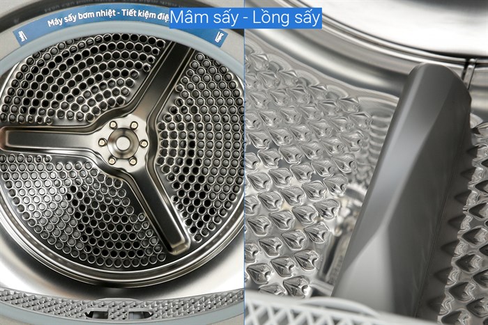 Máy sấy bơm nhiệt Beko 9 kg B3T4329M Màu Xám