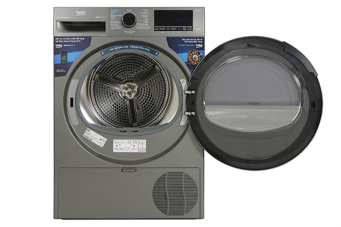 Máy sấy bơm nhiệt Beko 10 kg B5T4429WM Màu Xám