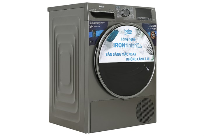 Máy sấy bơm nhiệt Beko 10 kg B5T4429WM Màu Xám