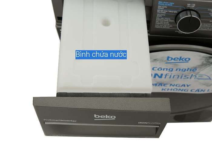 Máy sấy bơm nhiệt Beko 10 kg B5T4429WM Màu Xám