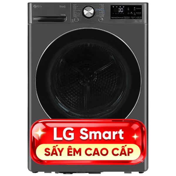 Máy sấy bơm nhiệt LG 10.5 Kg DVHP50B
