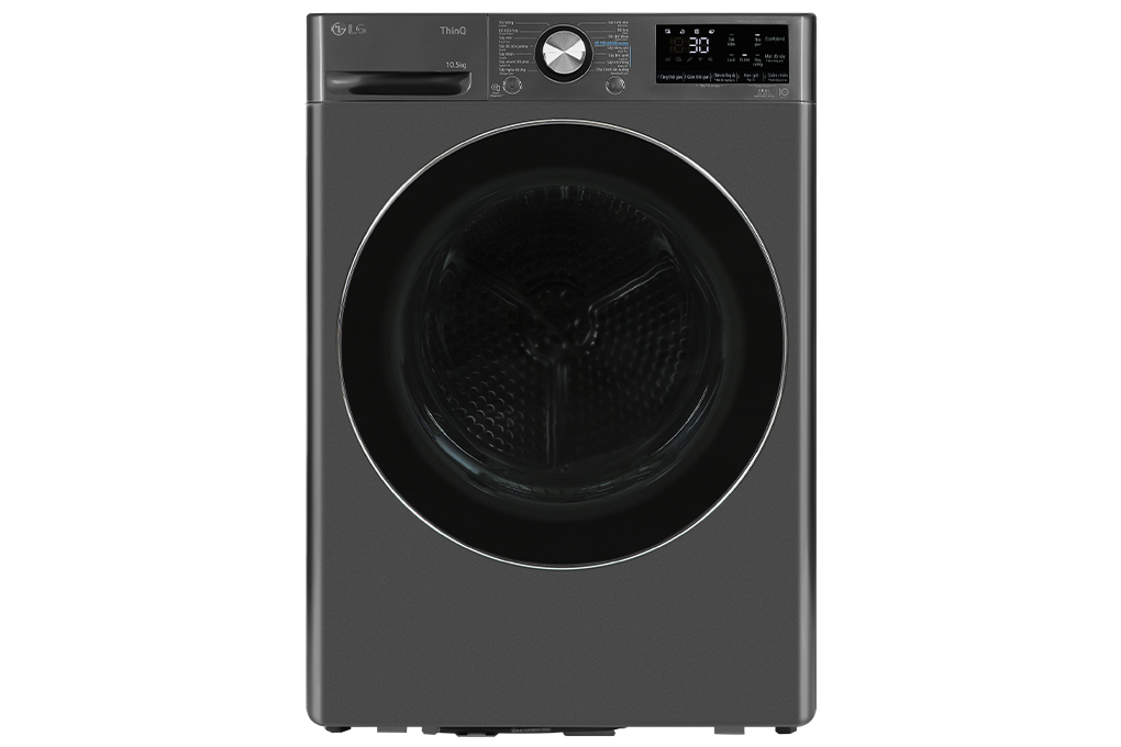Máy sấy bơm nhiệt LG 10.5 kg DVHP50B Màu Đen