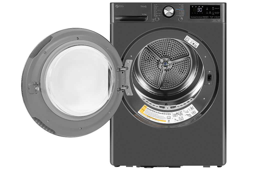 Máy sấy bơm nhiệt LG 10.5 kg DVHP50B Màu Đen