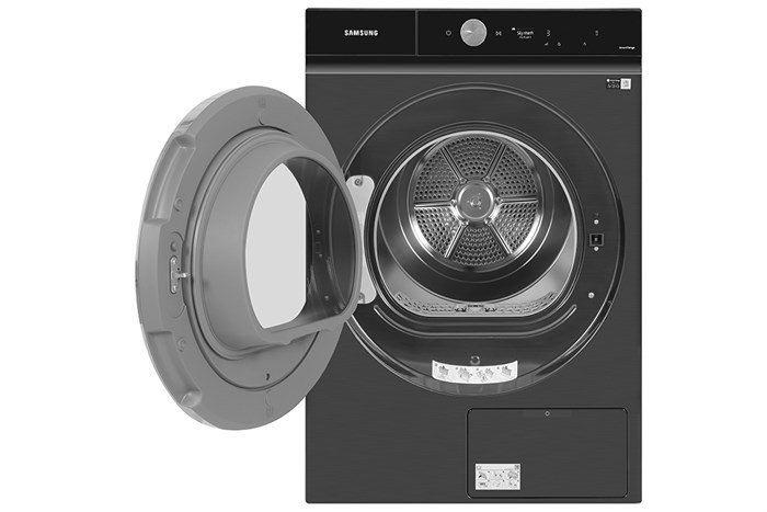 Máy sấy bơm nhiệt Samsung Bespoke AI 17 kg DV17B9750CV/SV Màu Đen